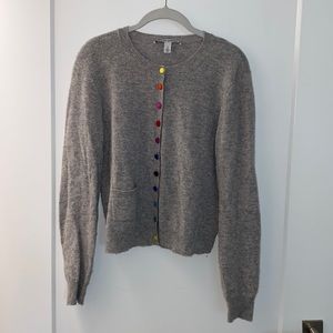 Autumn Cashmere Rainbow Button Cardigan